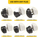 Universal UK & Europe to US Travel Plug Adapter
