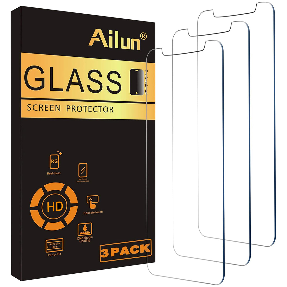 Ailun Tempered Glass Screen Protector for iPhone Series