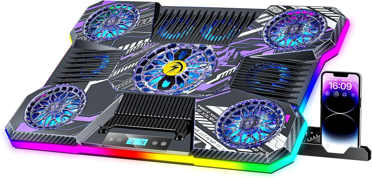 ChillCore RGB Laptop Cooling Pad with 9 Fans