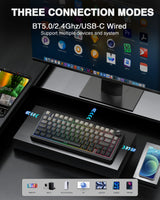 AULA Wireless Mechanical Gaming Keyboard with RGB Backlight