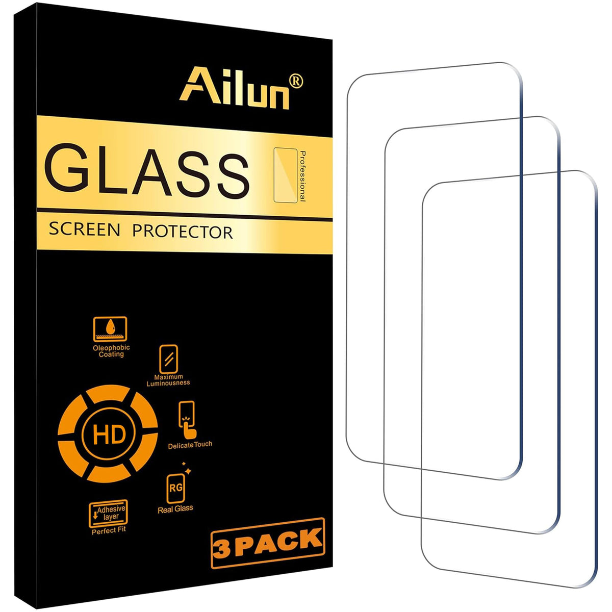 Ailun Tempered Glass Screen Protector for iPhone Series
