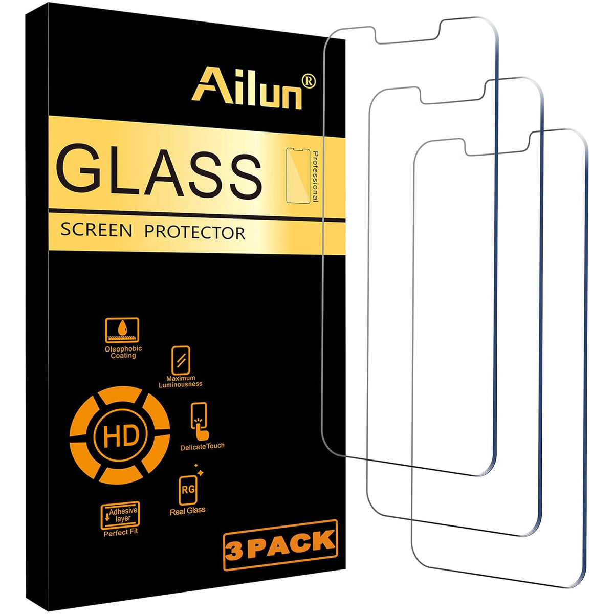 Ailun Tempered Glass Screen Protector for iPhone Series
