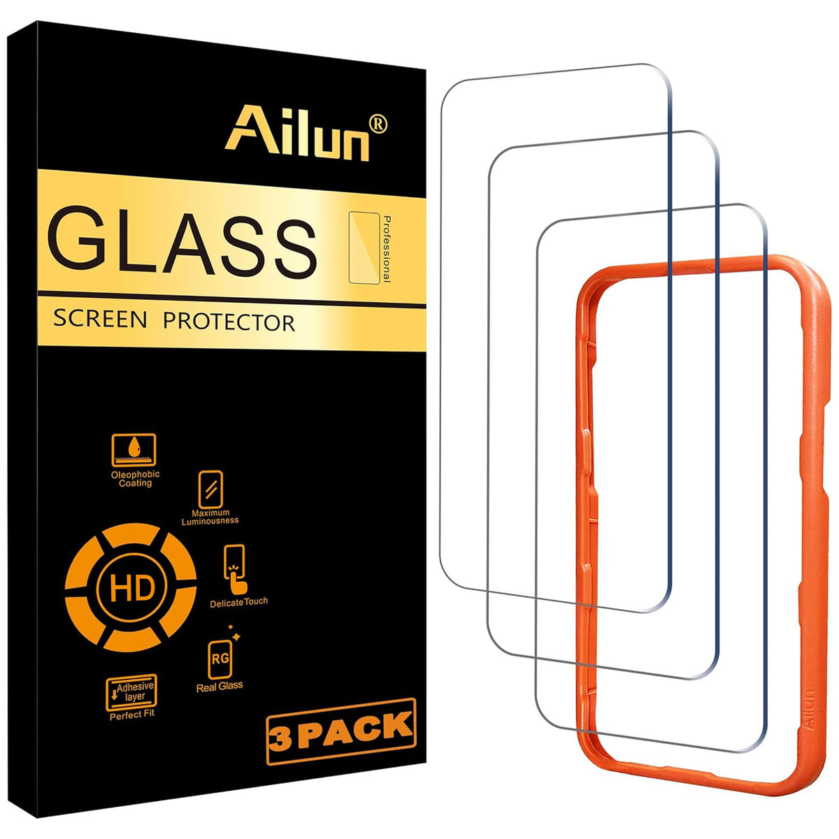Ailun Tempered Glass Screen Protector for iPhone Series