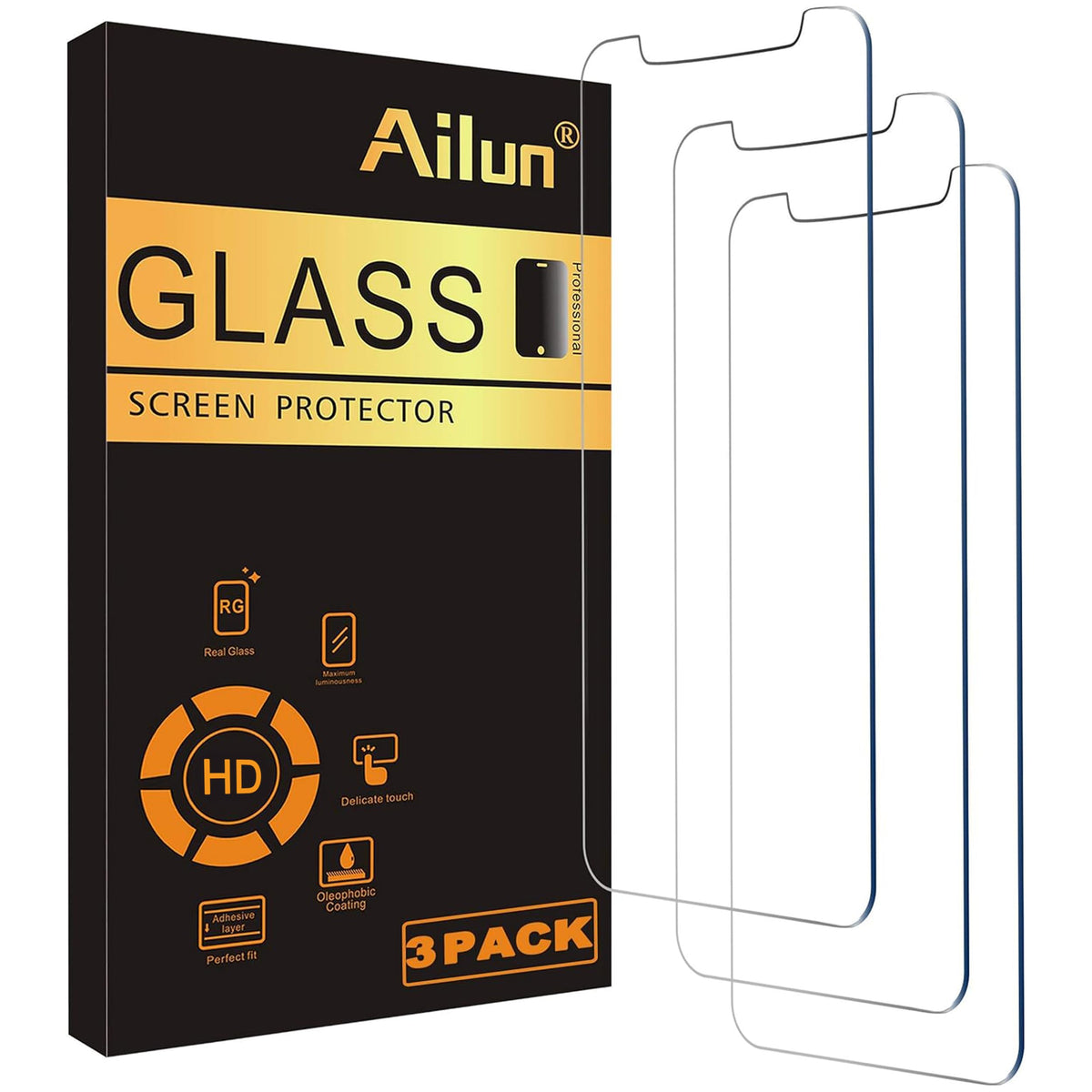 Ailun Tempered Glass Screen Protector for iPhone Series