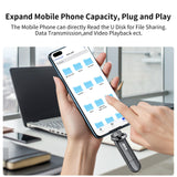 SSK Dual USB-C & USB-A Portable SSD Up to 550MB/s