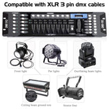 192-Channel DMX512 Lighting Controller Console for DJ Lights