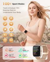 HOMOGO Bluetooth Fitness Smartwatch for iPhone & Android