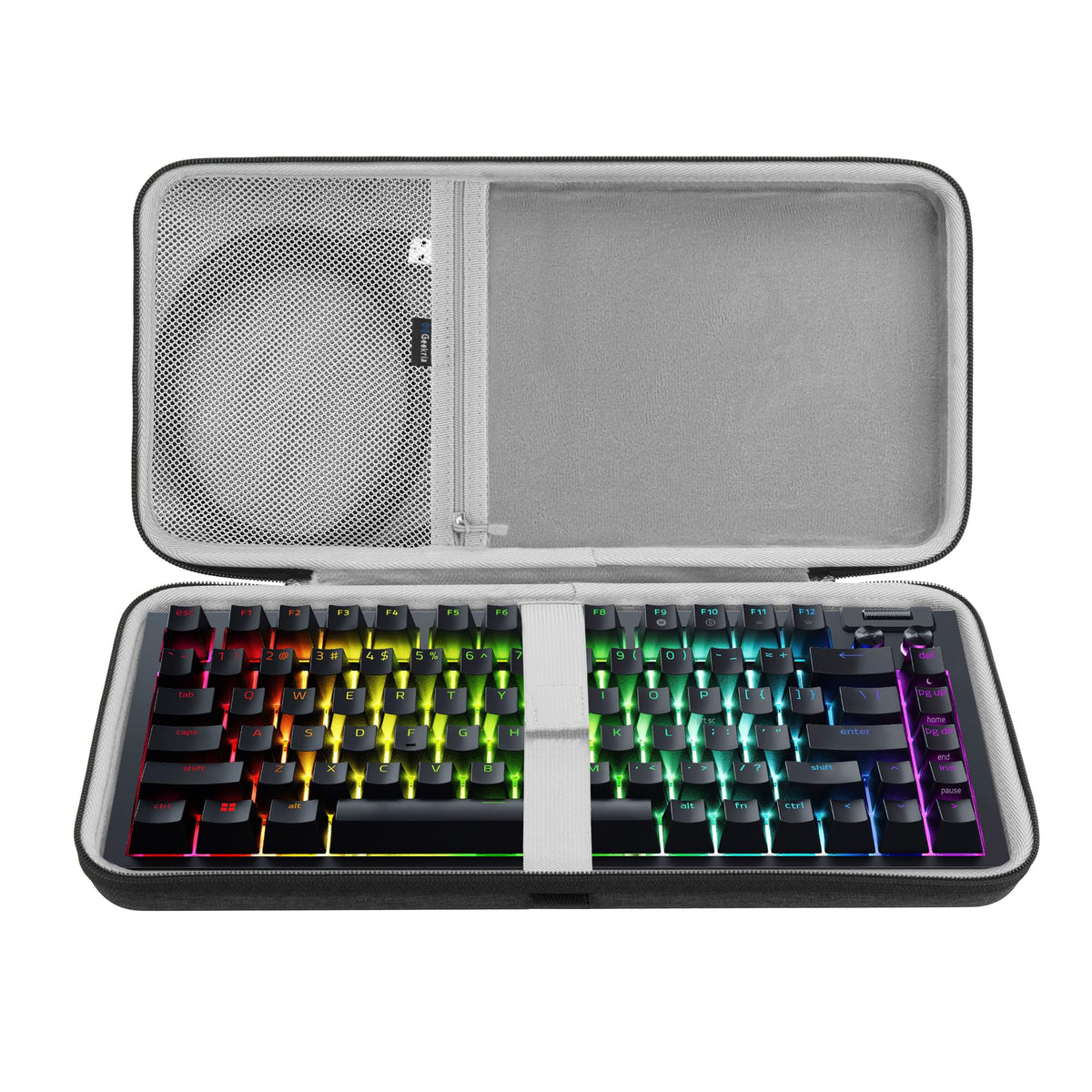 GEEKRIA 75% 84-Key Hard Shell Keyboard Travel Case
