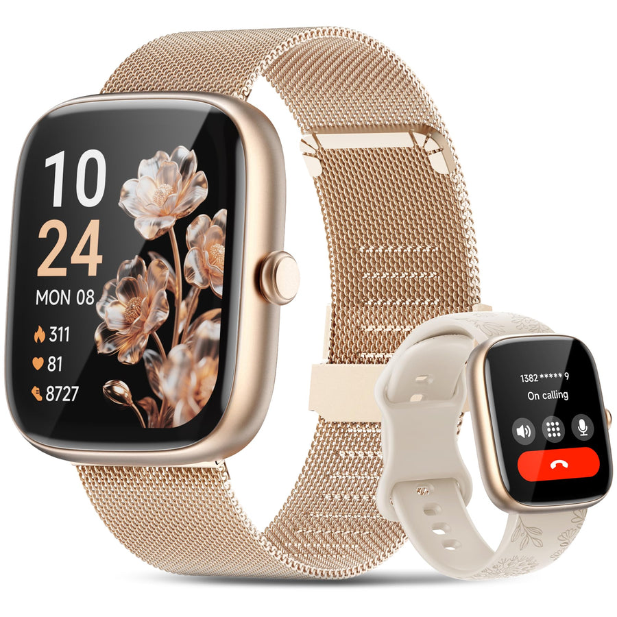 HOMOGO Bluetooth Fitness Smartwatch for iPhone & Android