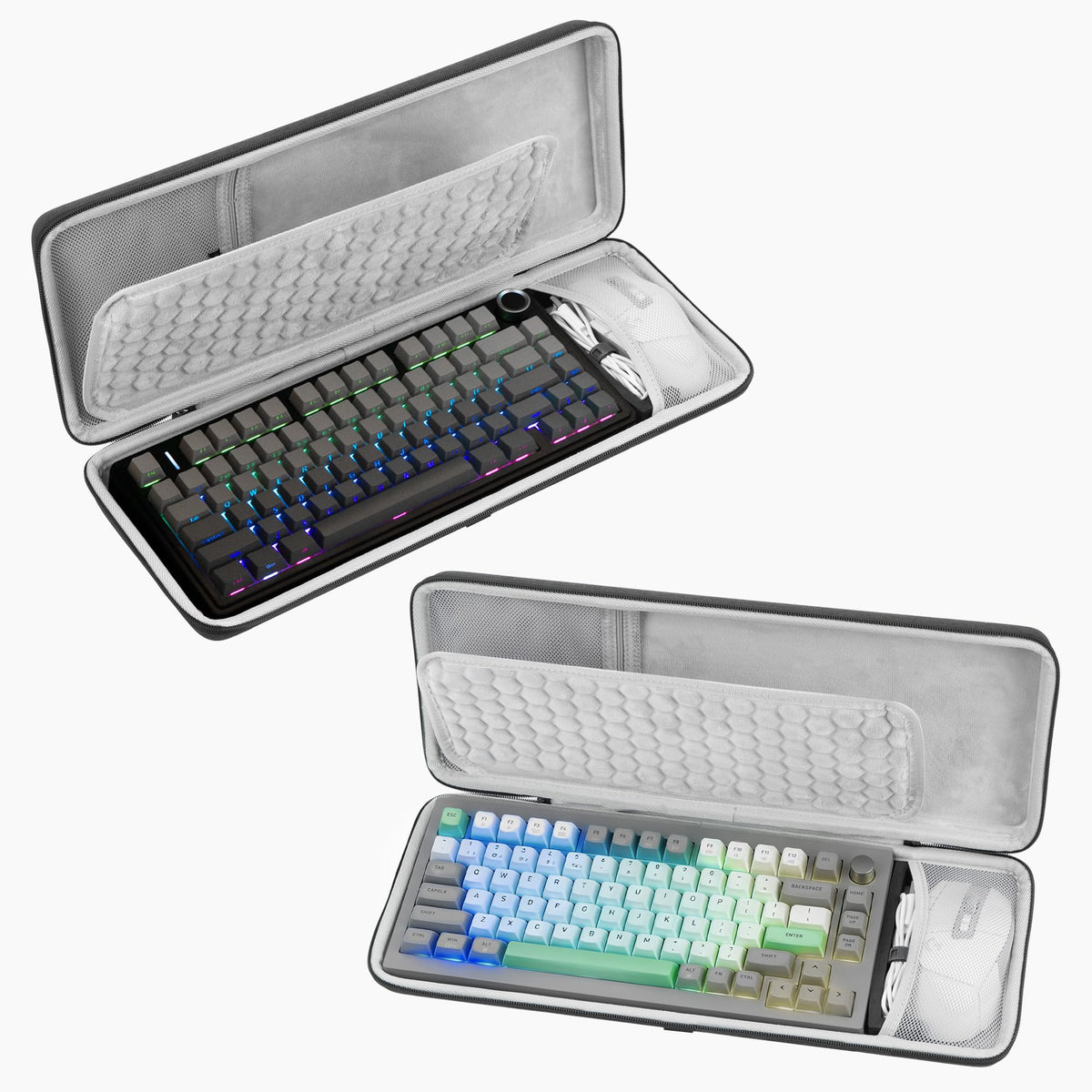 GEEKRIA 84-Key Keyboard & Mouse Combo Carrying Case