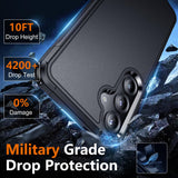 SPIDERCASE Galaxy S26 Shockproof Case with Screen Protector