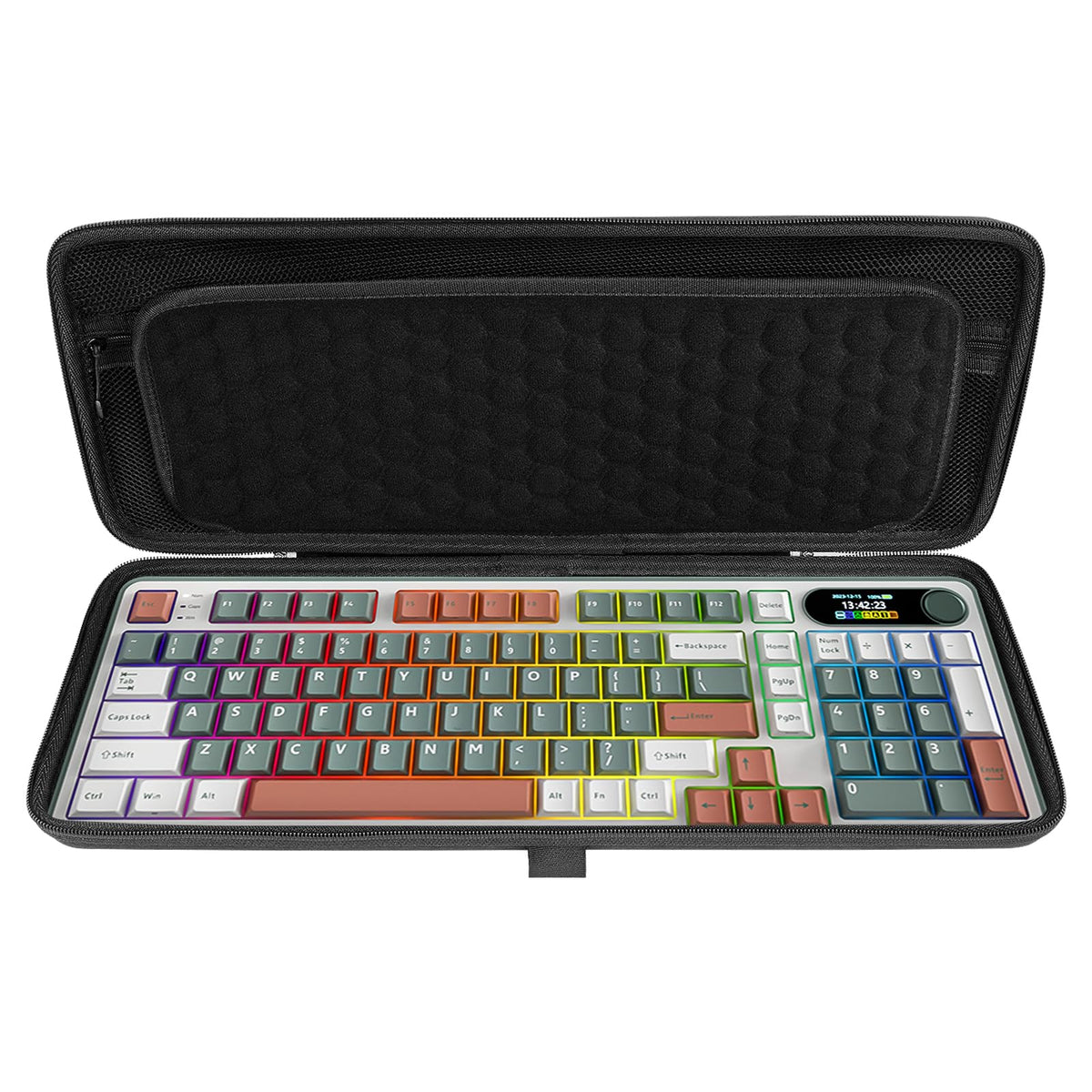 Linkidea Hard Travel Case for 90%–96% Compact Keyboards