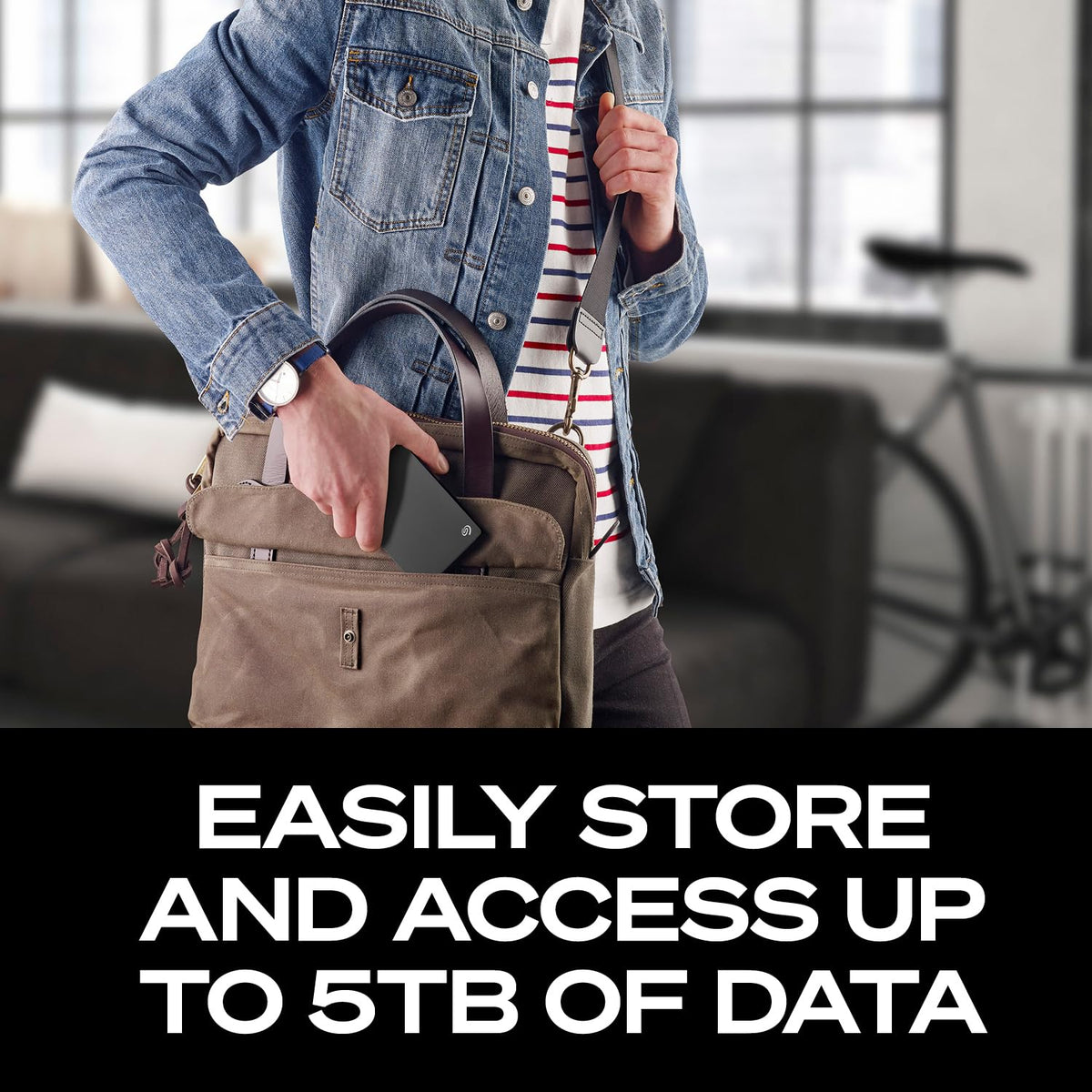 Seagate Portable 2TB USB 3.0 External Hard Drive for PC & Mac