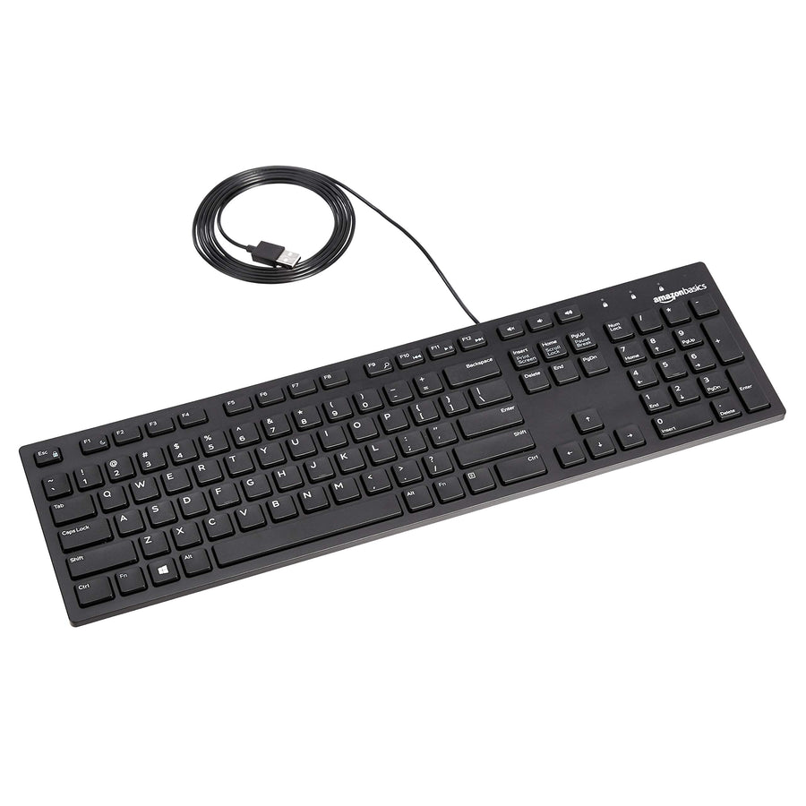 Amazon Basics Wired US QWERTY Keyboard 10-Pack Carton