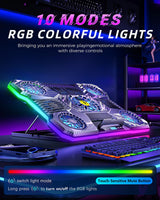 ChillCore RGB Laptop Cooling Pad with 9 Fans