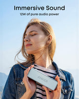 Anker Portable Bluetooth Speaker with Powerful Stereo Sound