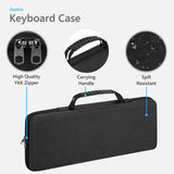 GEEKRIA 84-Key Keyboard & Mouse Combo Carrying Case