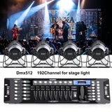 192-Channel DMX512 Lighting Controller Console for DJ Lights